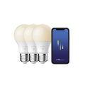 E27 Smart LED Bulb | Tuneable White 2200-6500K | 900lm | 3 Pack (60W eqv)