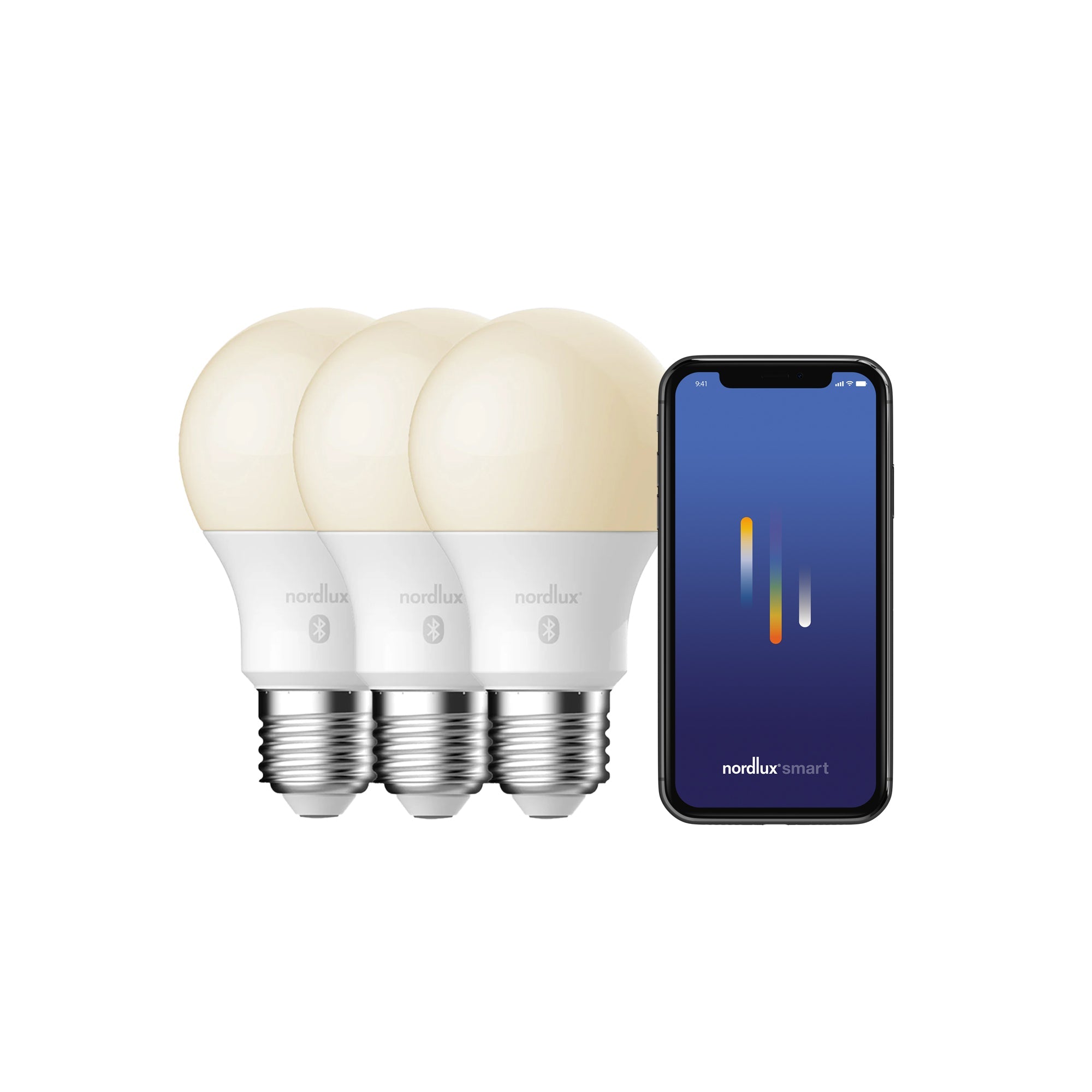 E27 Smart LED Bulb | Tuneable White 2200-6500K | 900lm | 3 Pack (60W eqv)