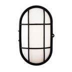 Morgan Oval Caged Outdoor LED Bulkhead Light