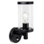 Lemaire Wall Lantern with PIR, Black
