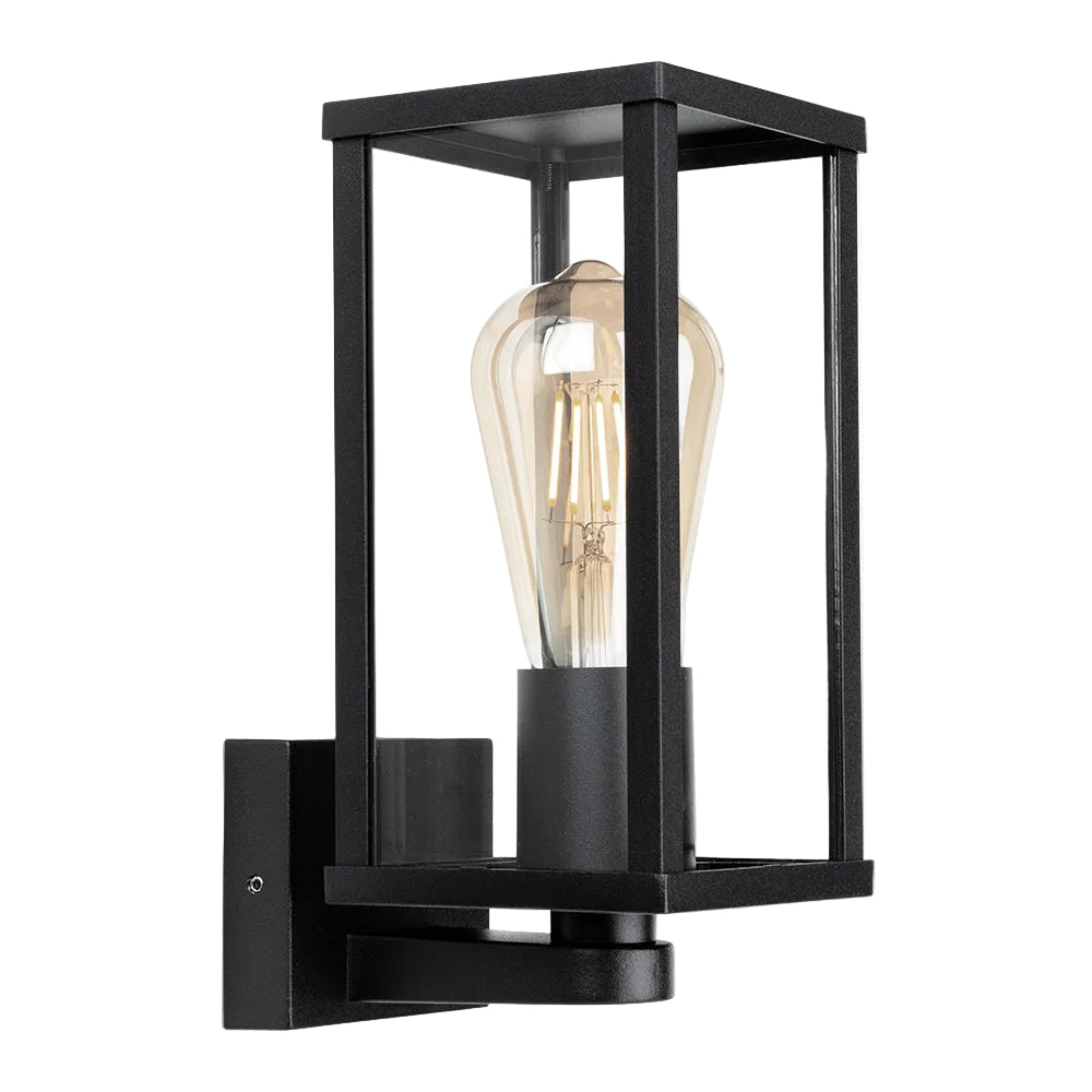 Tessere Square Wall Lantern, Black