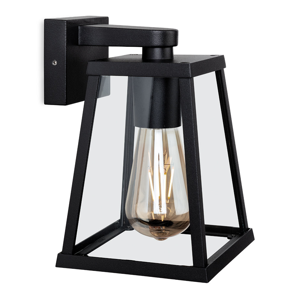 Seguin Outdoor Wall Light, Black