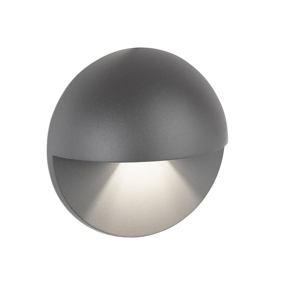 Poldina LED Wall & Step Light, Graphite