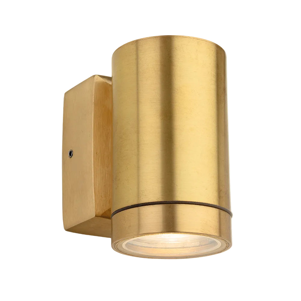 Darya Down Wall Light, Solid Brass