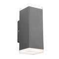 Corfu Square LED Up & Down Wall Light