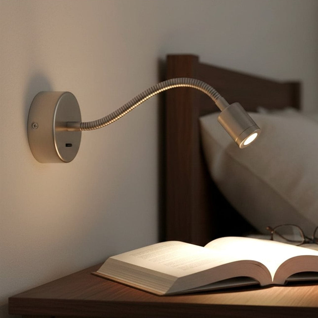 Elsie Flexible Arm LED Reading Wall Light