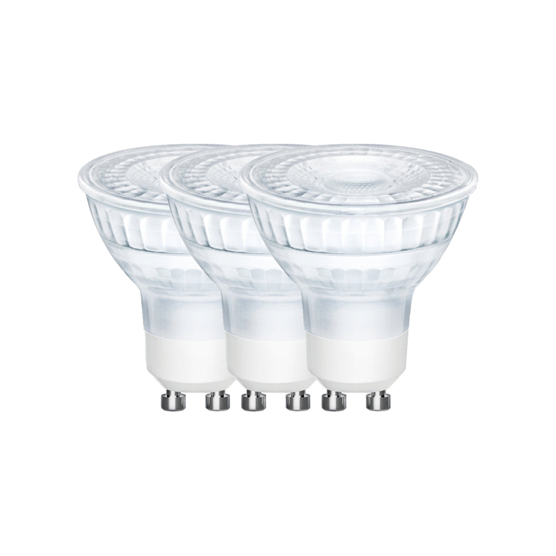 GU10 LED Bulb | Warm White 2700K | 345lm | Dimmable (50W eqv) | 3 Pack