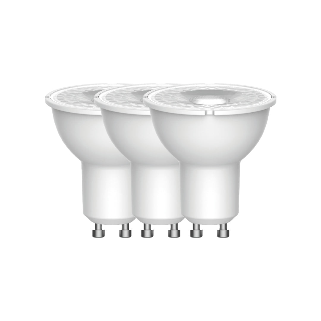 GU10 LED Bulb | Warm White 2700K | 230lm (35W eqv) | 3 Pack