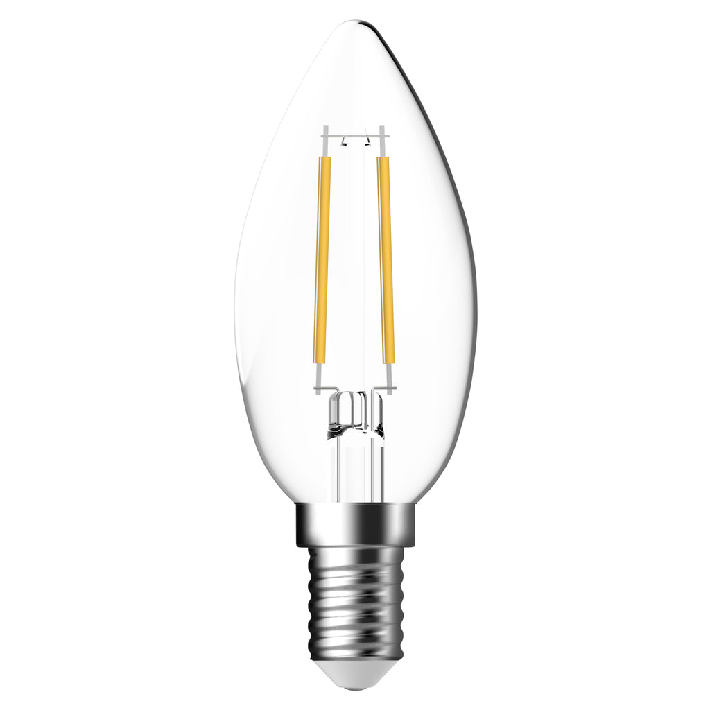 C35 | E14 | 250lm | Warm White 2700k (25w eqv)