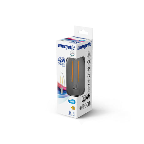 C35 | E14 | 500lm | Cool White 4000k (40w eqv)