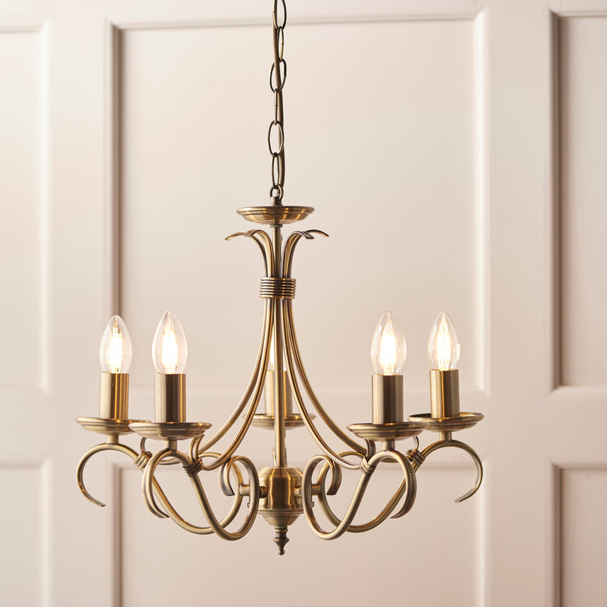 Bernice 5-Light Pendant Chandelier