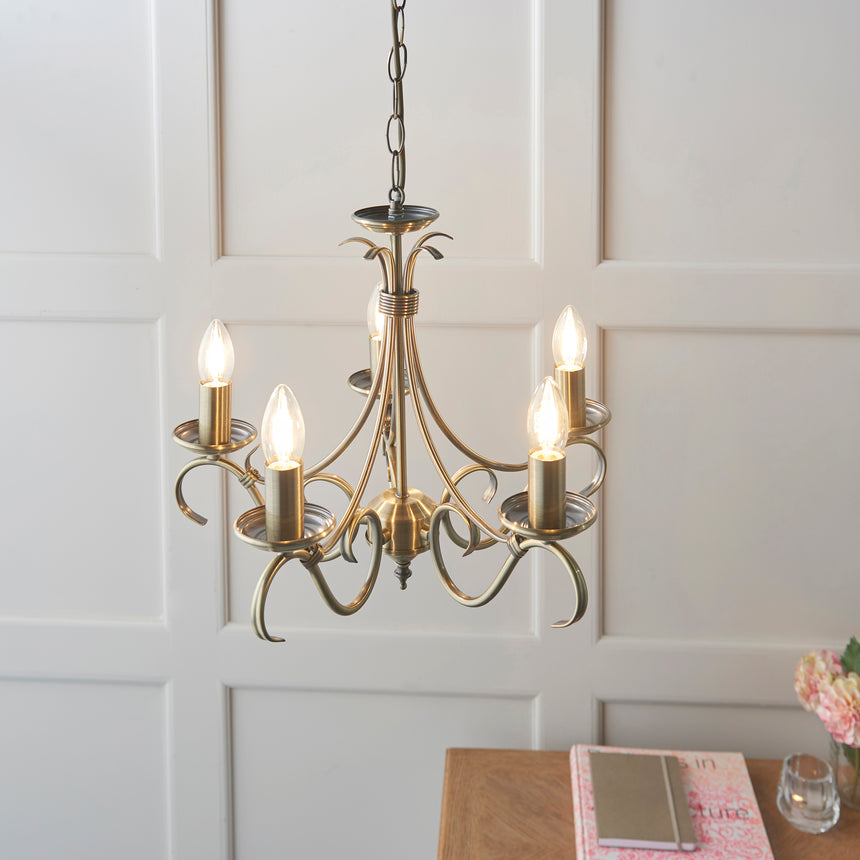 Bernice 5-Light Pendant Chandelier