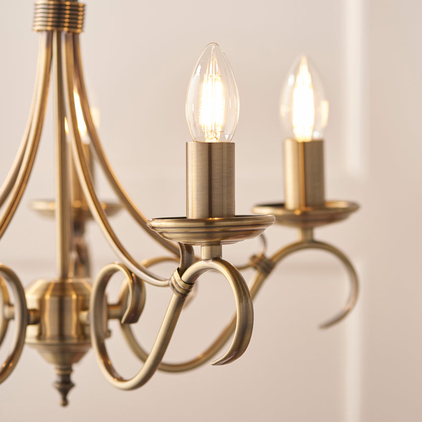 Bernice 5-Light Pendant Chandelier