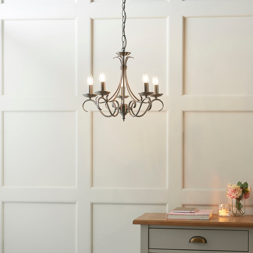 Bernice 5-Light Pendant Chandelier