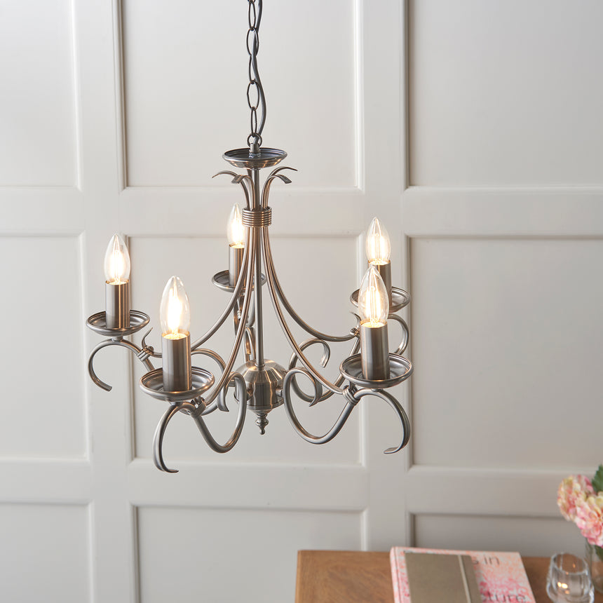 Bernice 5-Light Pendant Chandelier