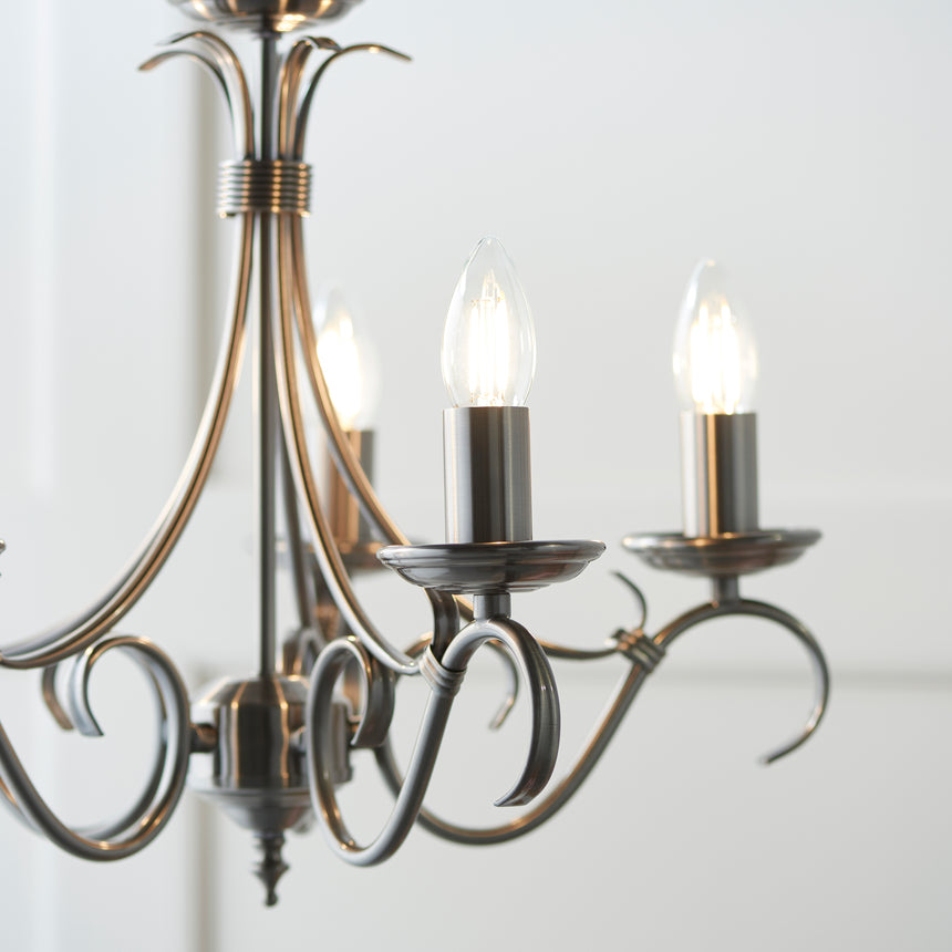 Bernice 5-Light Pendant Chandelier