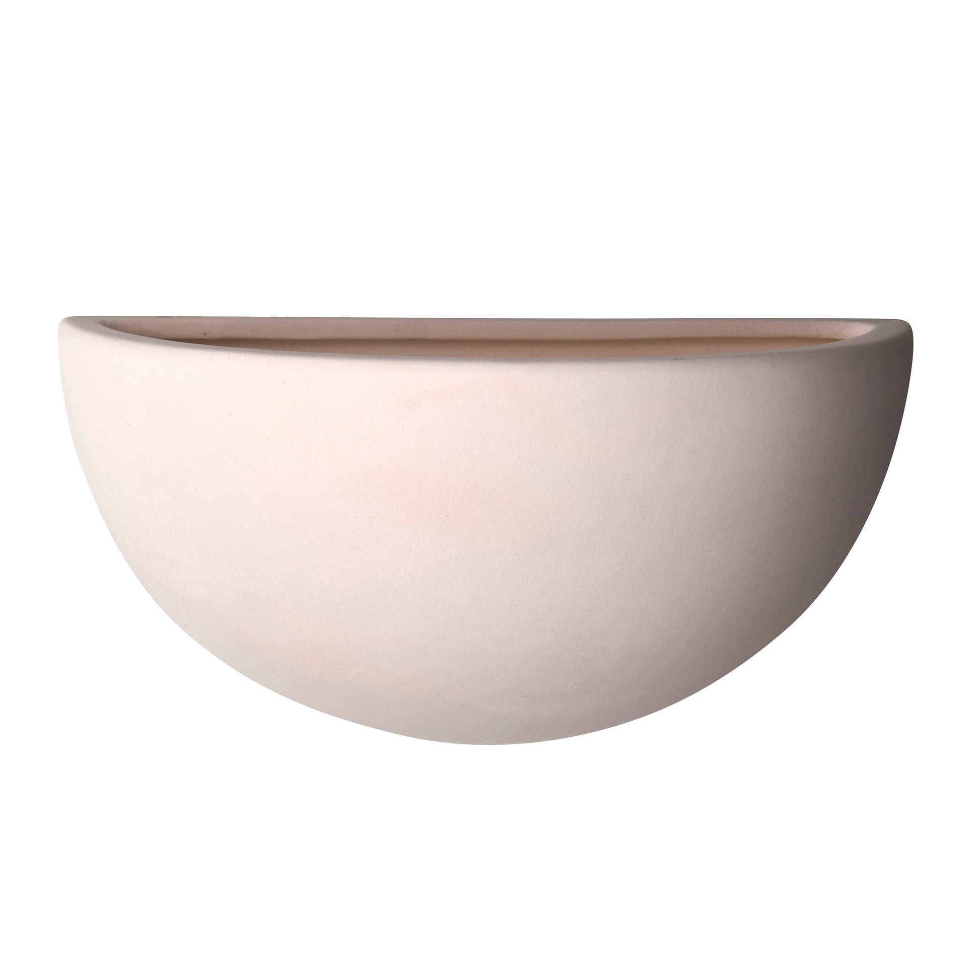 Stonefield Paintable Ceramic Wall Uplighter