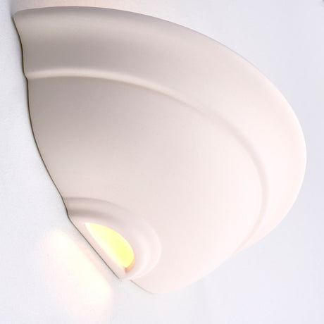 Montford Paintable Ceramic Bowl Uplighter