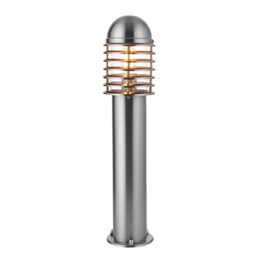 Louvre 65cm Post Light, Stainless Steel