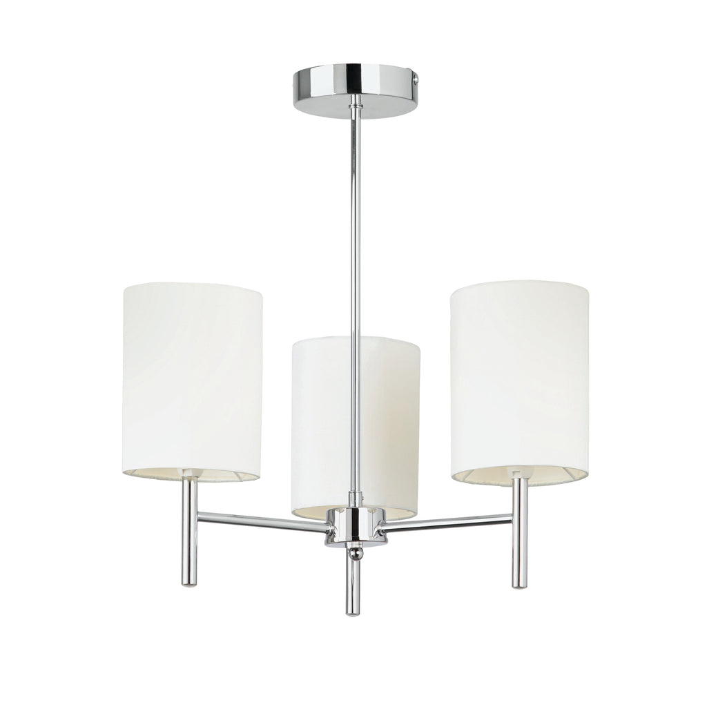 Brio 3 Semi Flush Ceiling Light