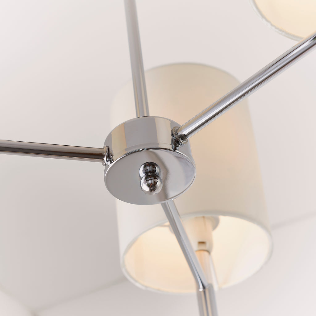 Brio 3 Semi Flush Ceiling Light