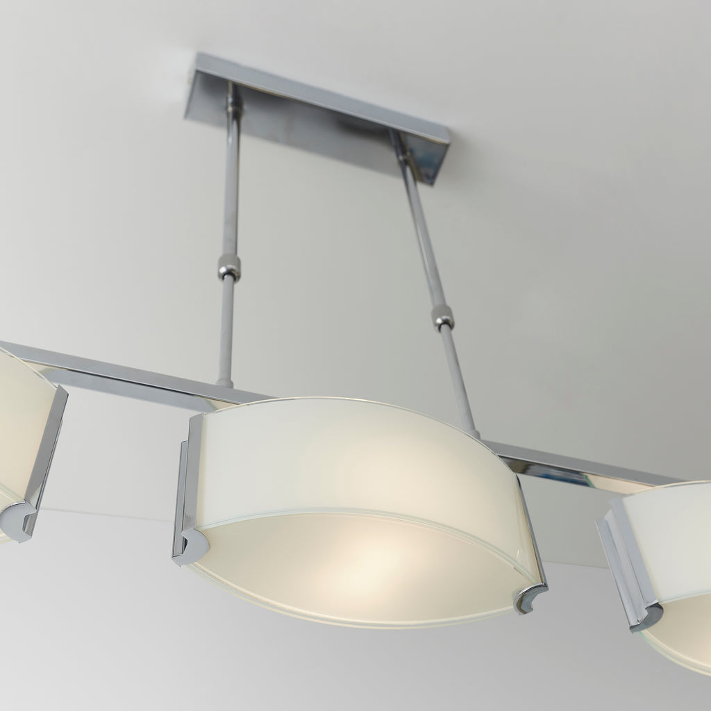 Clef 3 Light Semi-flush Island Ceiling Light