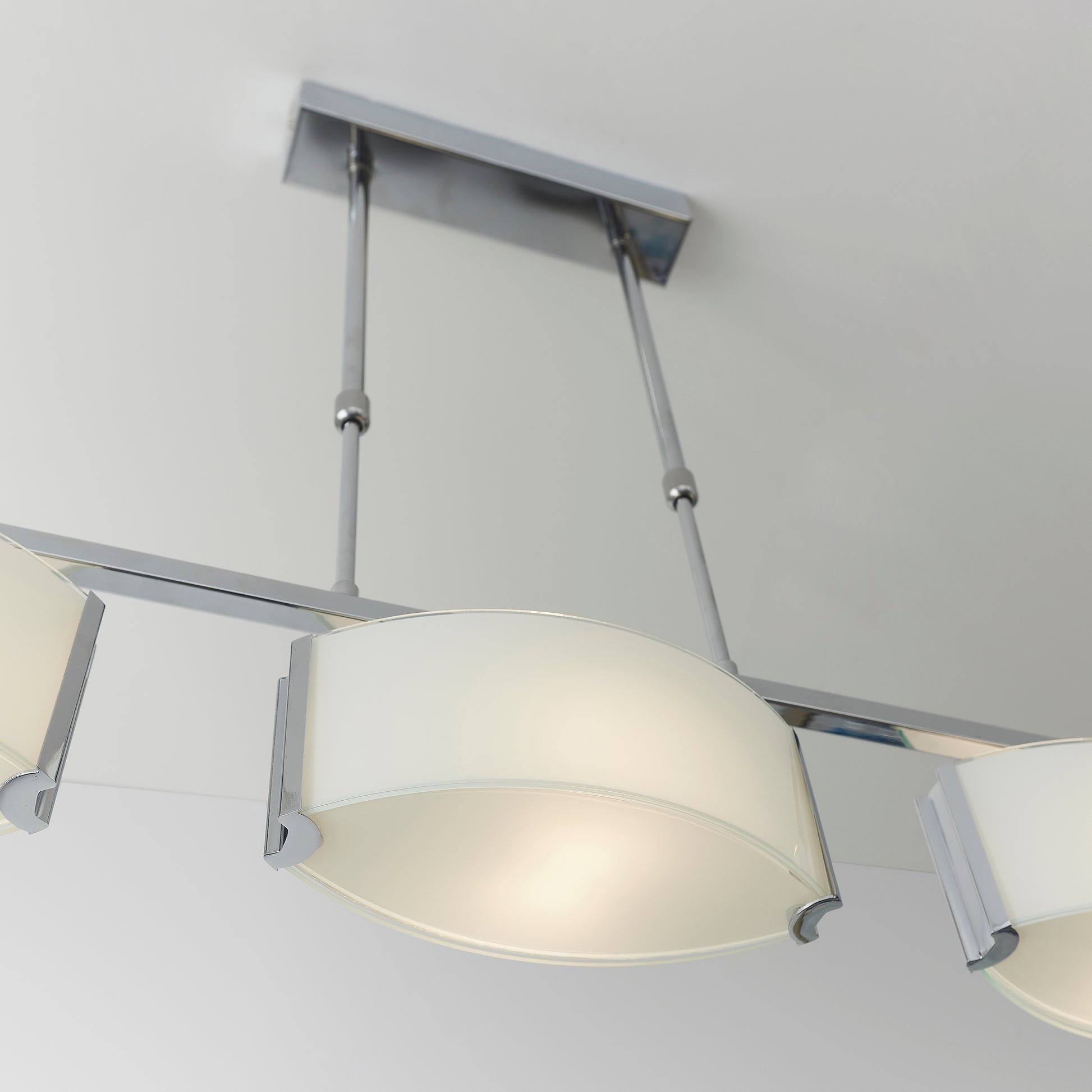 Clef 3 Light Semi-flush Island Ceiling Light