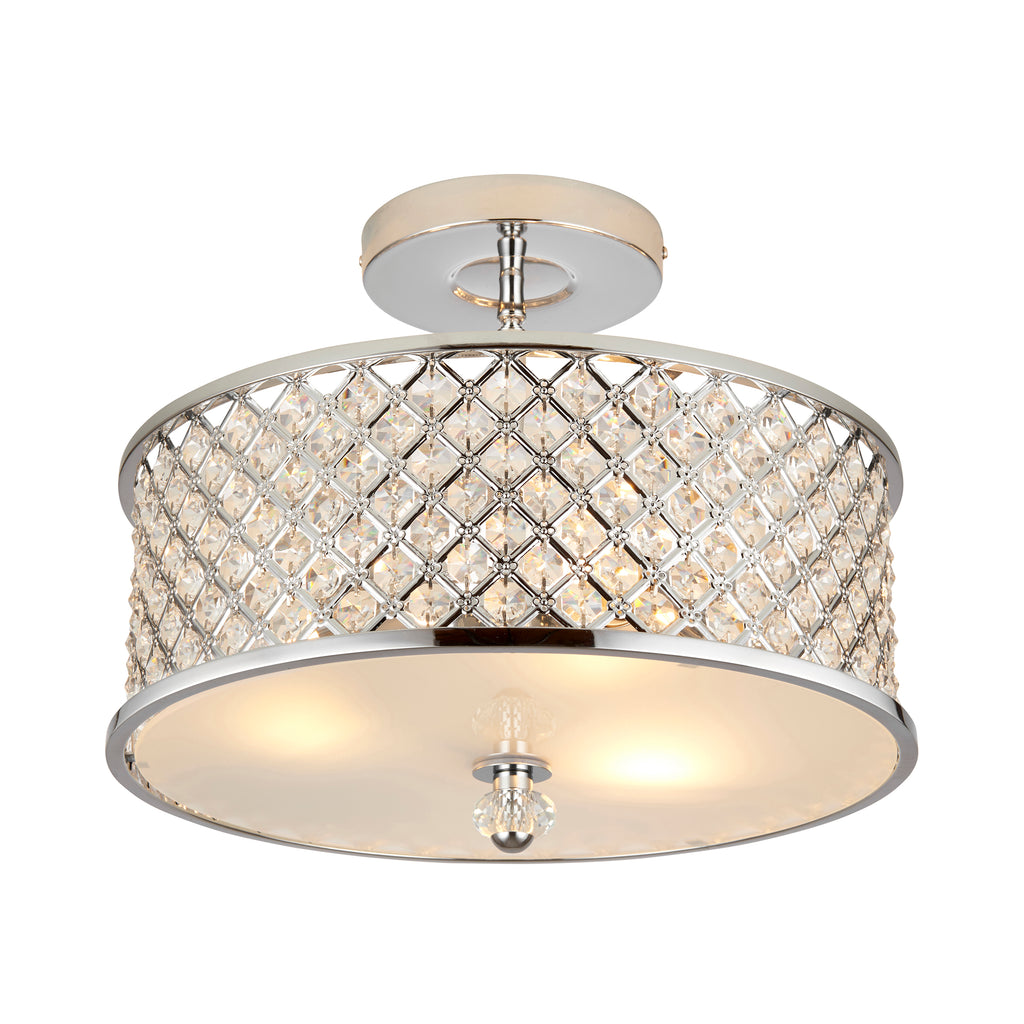 Hudson 3-Light Semi-flush Ceiling Light