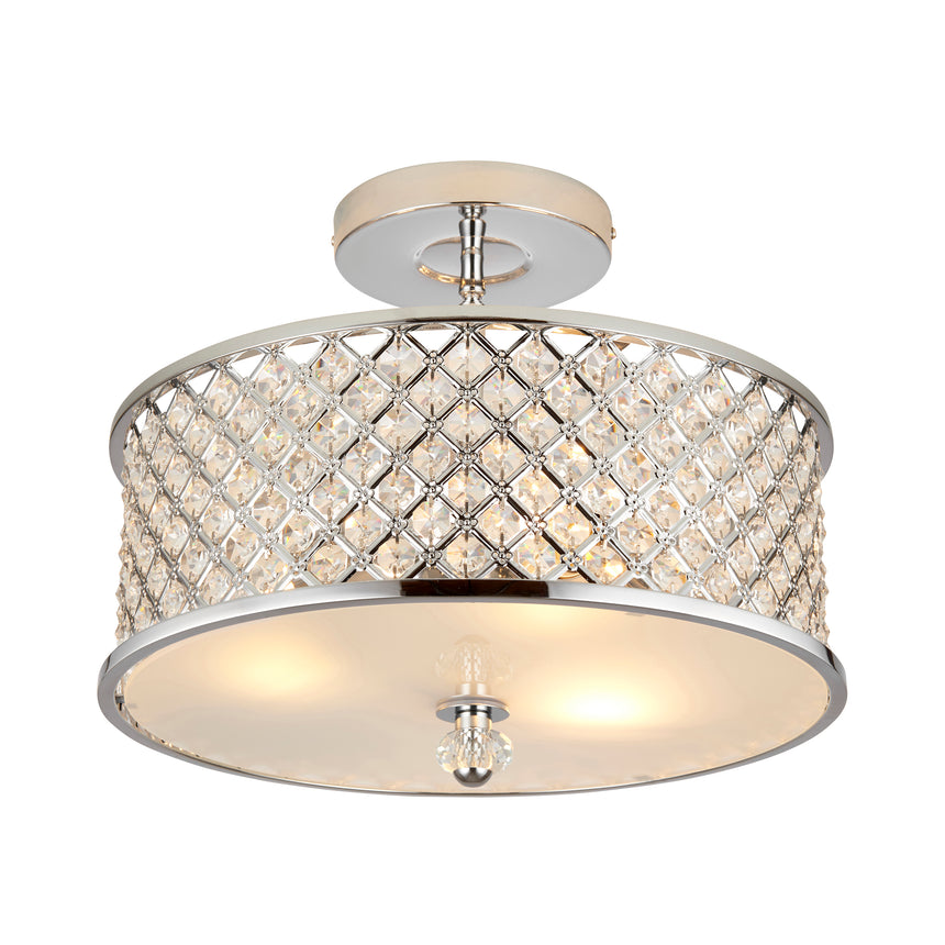 Hudson 3-Light Semi-flush Ceiling Light