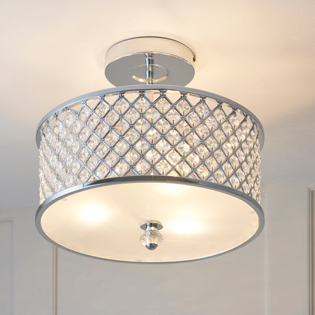 Hudson 3-Light Semi-flush Ceiling Light