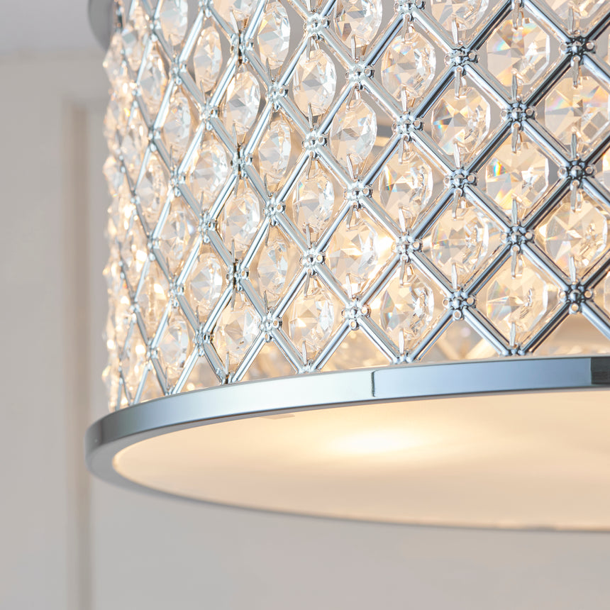 Hudson 3-Light Semi-flush Ceiling Light