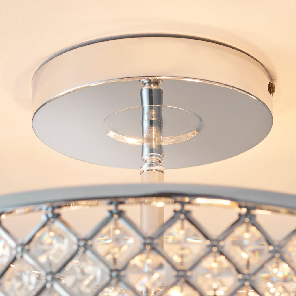 Hudson 3-Light Semi-flush Ceiling Light