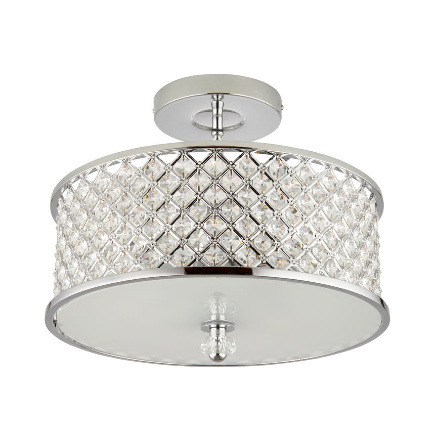 Hudson 3-Light Semi-flush Ceiling Light
