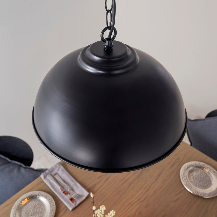 Colman Pendant Light, Black