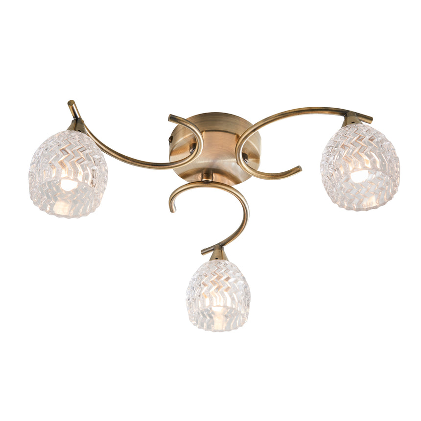 Boyer 3 Semi Flush Ceiling Light
