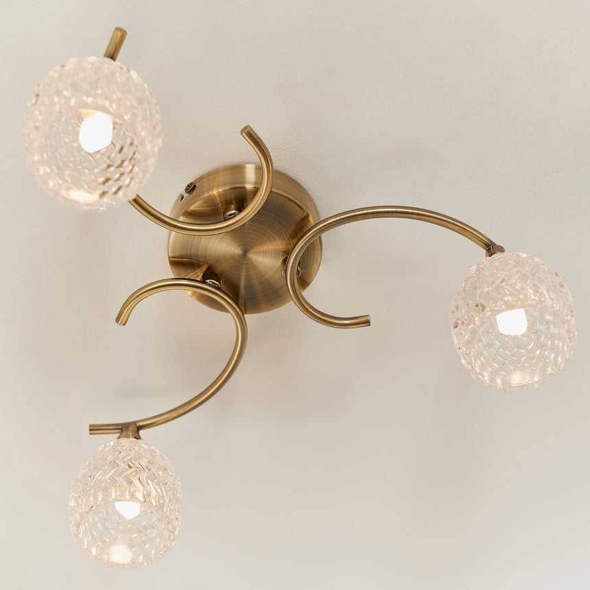 Boyer 3 Semi Flush Ceiling Light