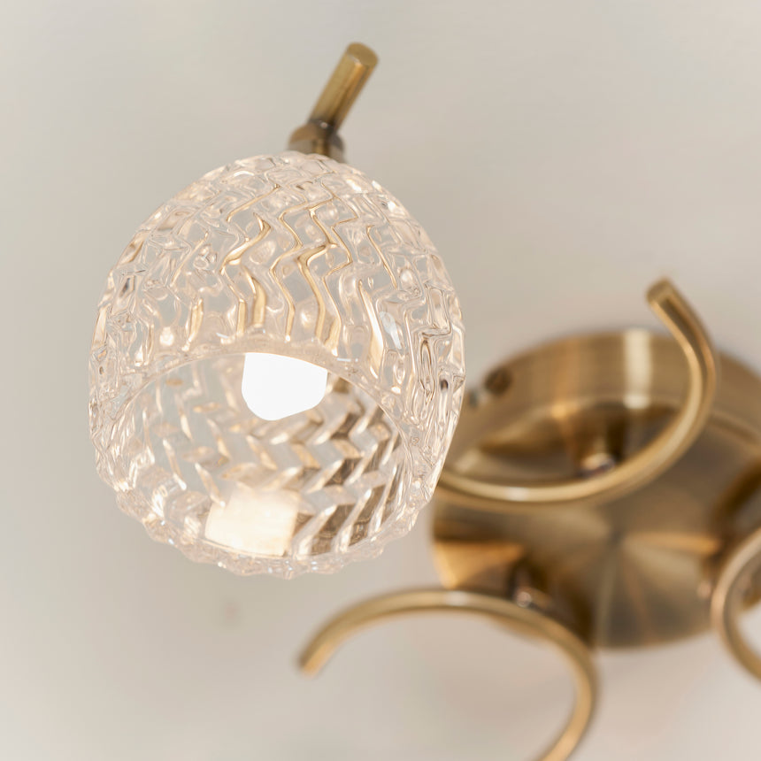 Boyer 3 Semi Flush Ceiling Light