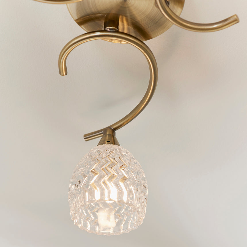 Boyer 3 Semi Flush Ceiling Light
