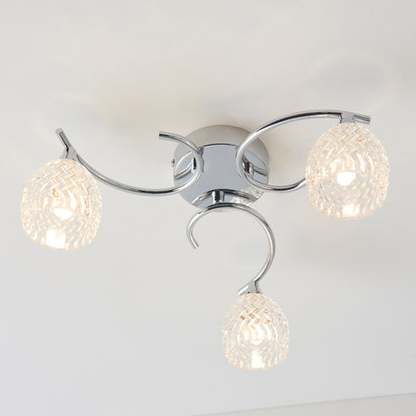 Boyer 3 Semi Flush Ceiling Light