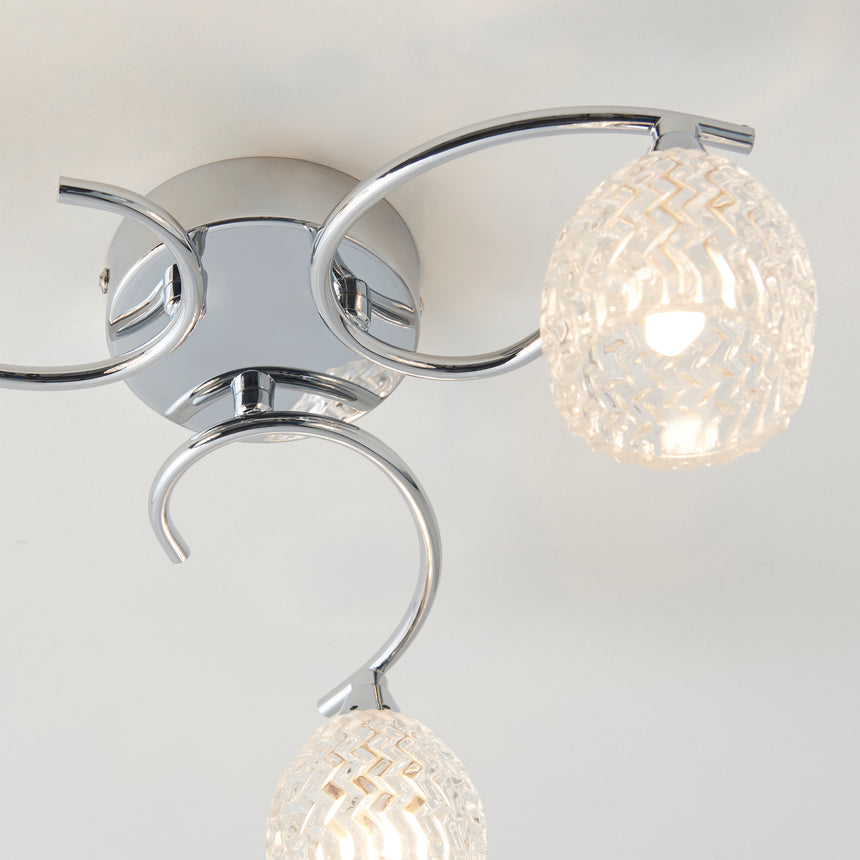 Boyer 3 Semi Flush Ceiling Light