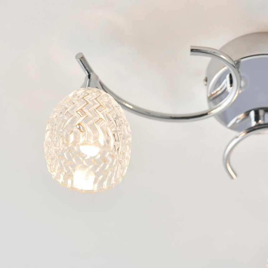 Boyer 3 Semi Flush Ceiling Light