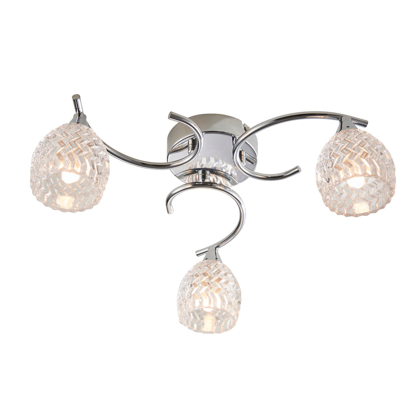 Boyer 3 Semi Flush Ceiling Light