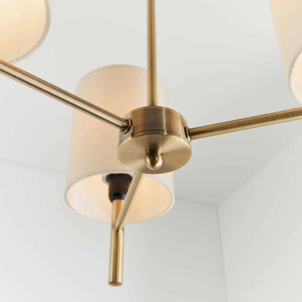 Brio 3 Semi Flush Ceiling Light