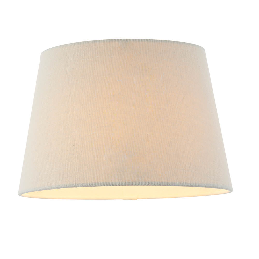 Tapered Linen Drum Lamp Shade, 26cm