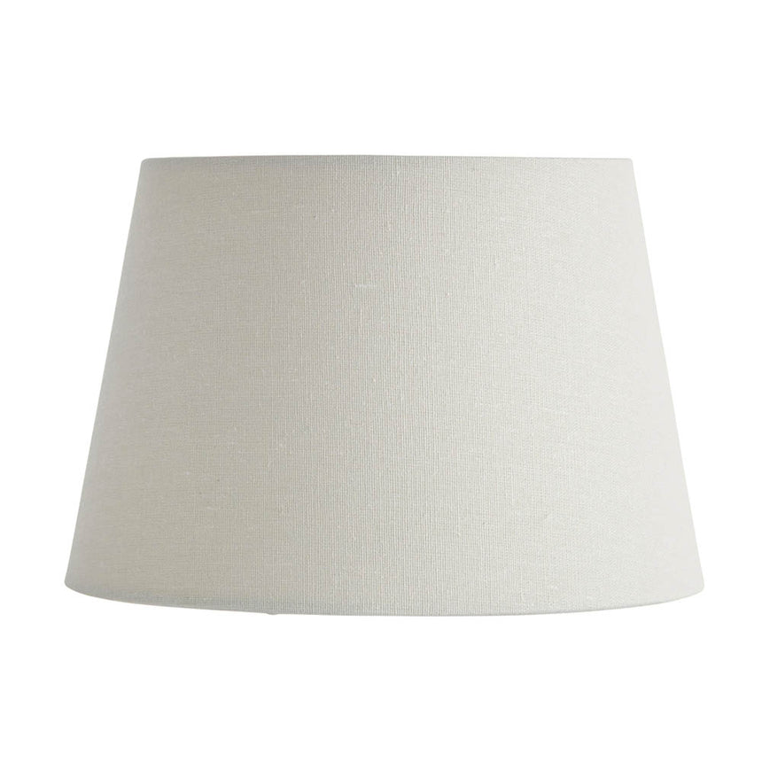 Tapered Linen Drum Lamp Shade, 26cm