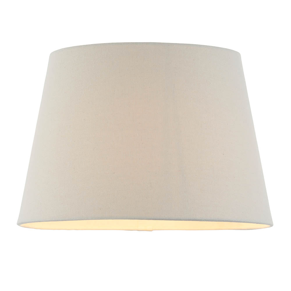 Tapered Linen Drum Lamp Shade, 31cm