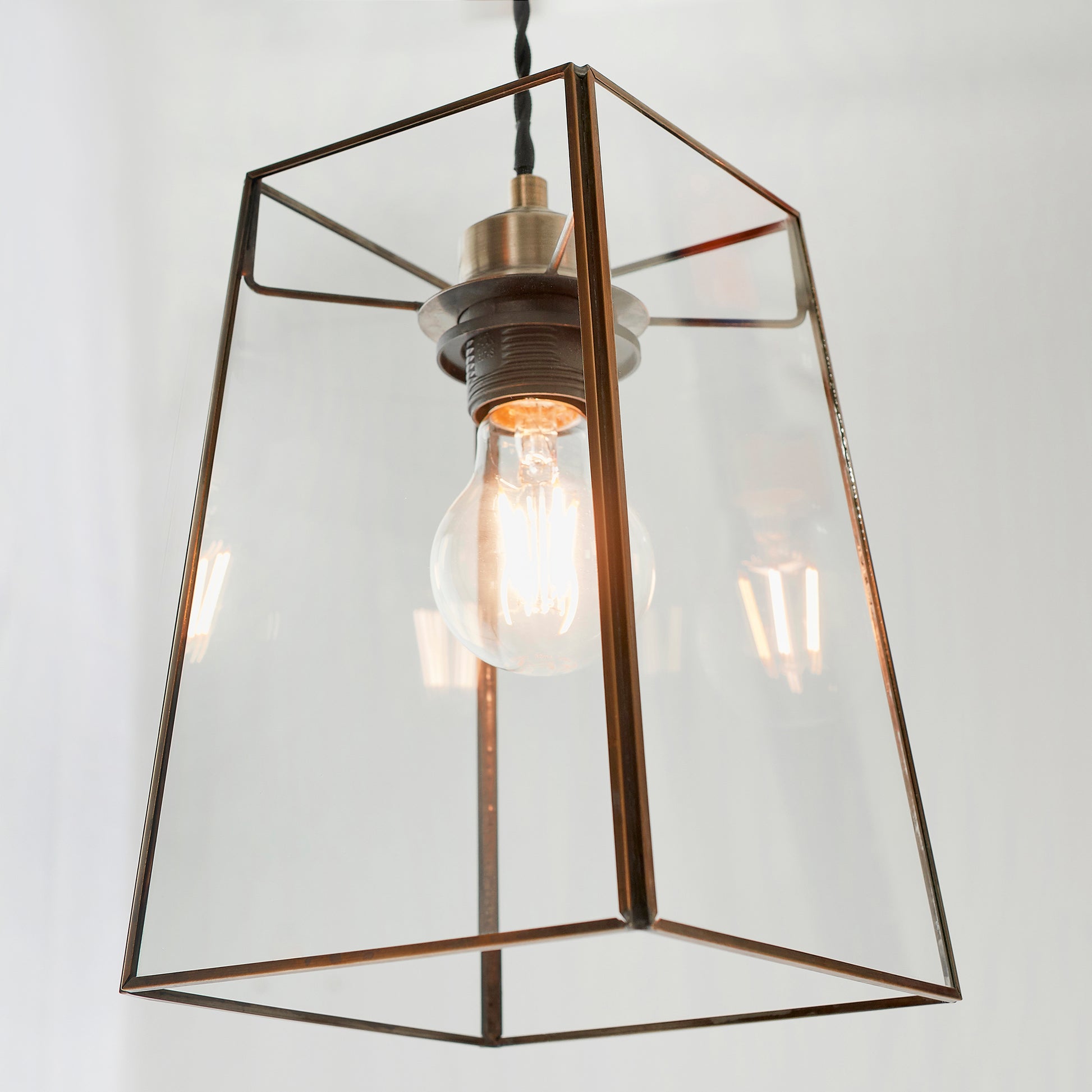 Beaumont Easy-Fit Pendant Light, Antique Brass