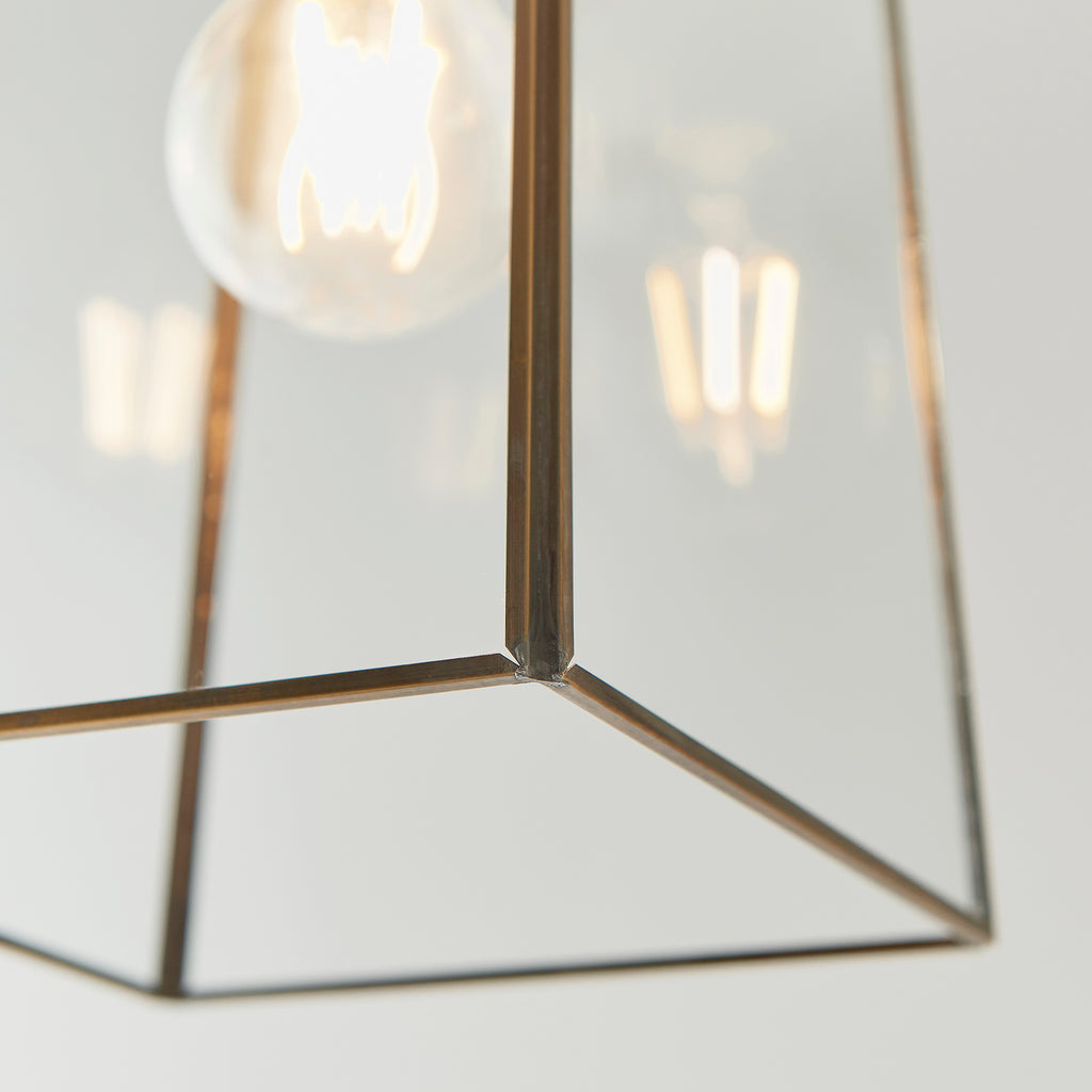Beaumont Easy-Fit Pendant Light, Antique Brass