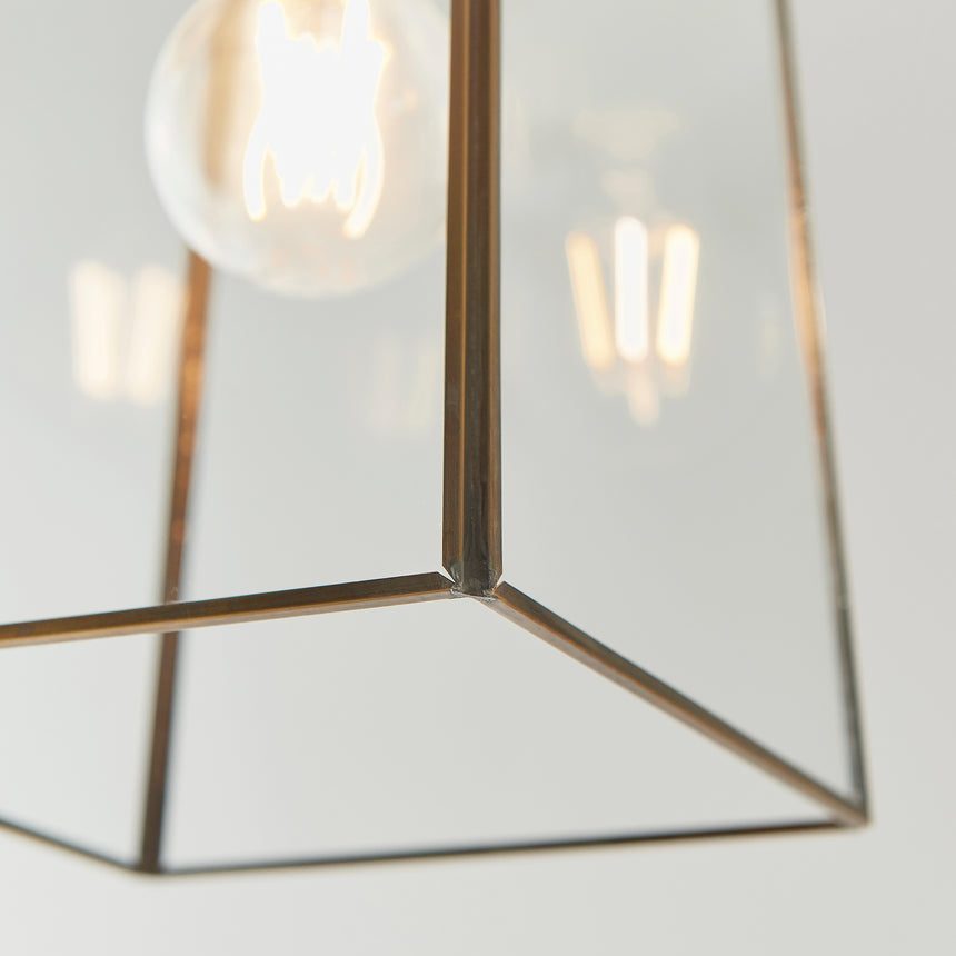Beaumont Easy-Fit Pendant Light, Antique Brass