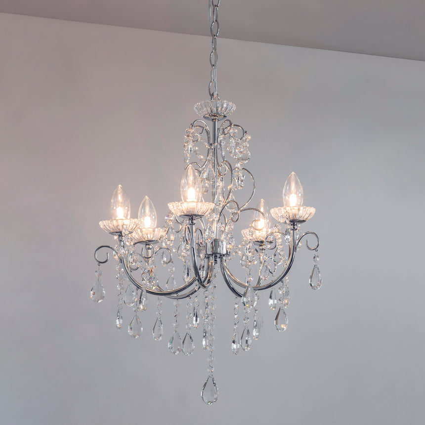 Tabitha 5 Light Bathroom Chandelier
